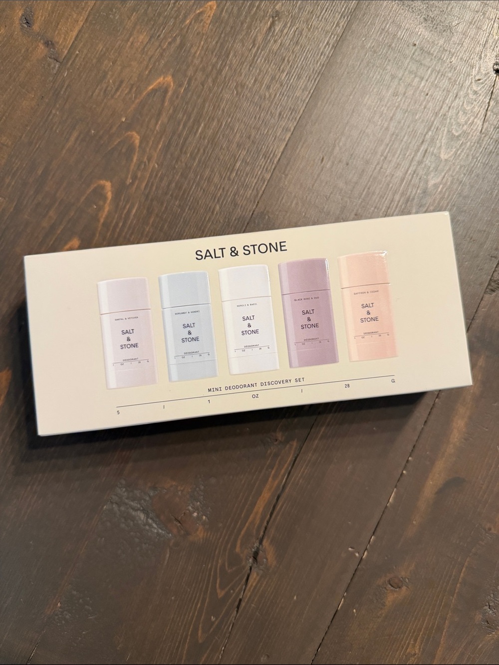 New in Box Salt & Stone Discovery Set